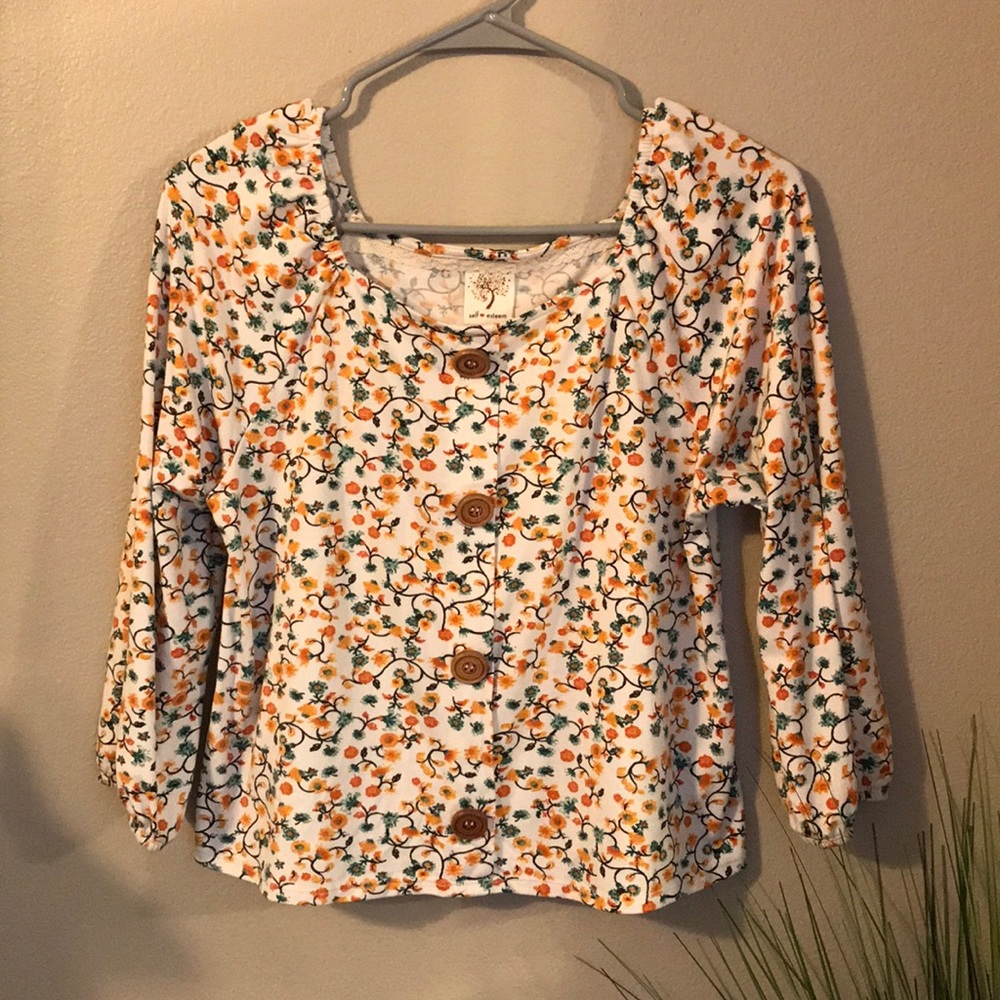 NWOT Self Esteem Sunflower Top